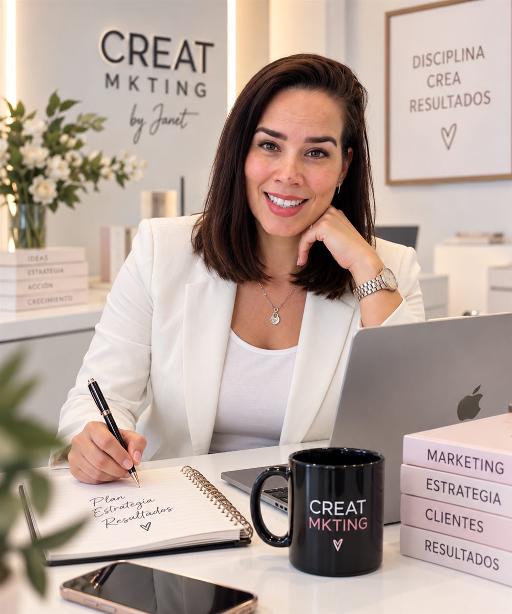 Janet, estratega de marketing digital y creadora del Método ECHO
